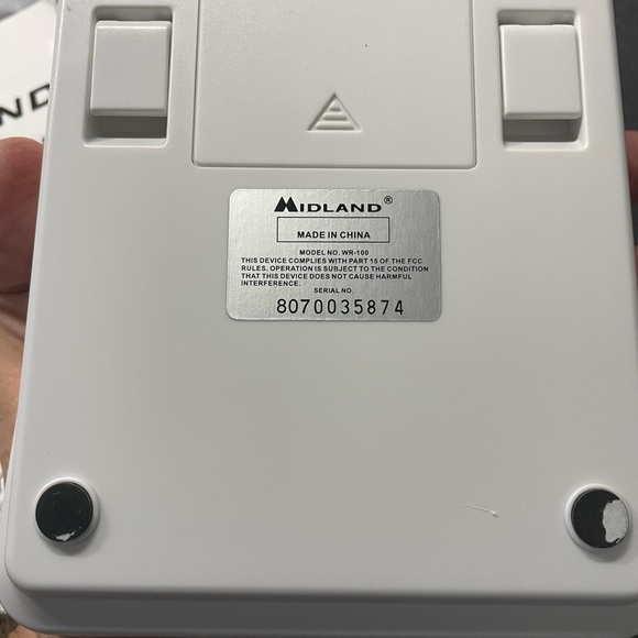 Midland WR100 Weather Alert Radio - White - Picture 5 of 10